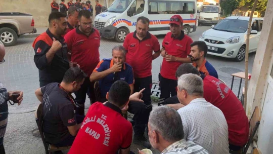 Nazilli'deki kayıp şahsın arama çalışmalarına NAFAD desteği