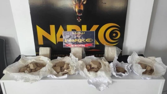 Nazilli'deki operasyonda 3 kilogram uyuşturucu ele geçirildi