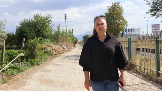 Nazilli'deki yolda yenileme çalışması yapıldı