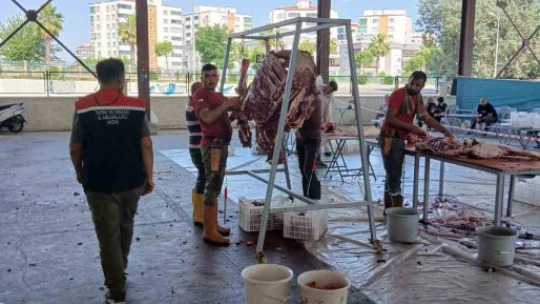 Nazilli İlçe Tarım ve Orman Müdürlüğü ekiplerinden bayramda yoğun mesai
