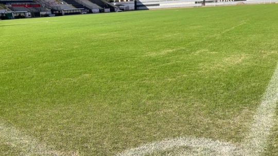 Nazilli Şehir Stadyumu'nda yenileme çalışması