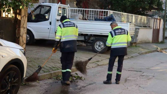Nazilli Şirinevler Mahallesi'nde temizlik çalışması yapıldı