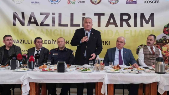 Nazilli Tarım Fuarı için Kaymakam Arısoy'dan güç birliği mesajı