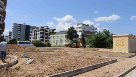 Nazilli'ye yeni park için çalışmalar başladı