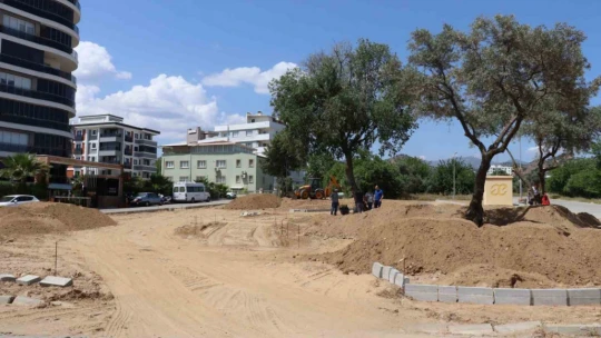 Nazilli'ye yeni park için çalışmalar başladı