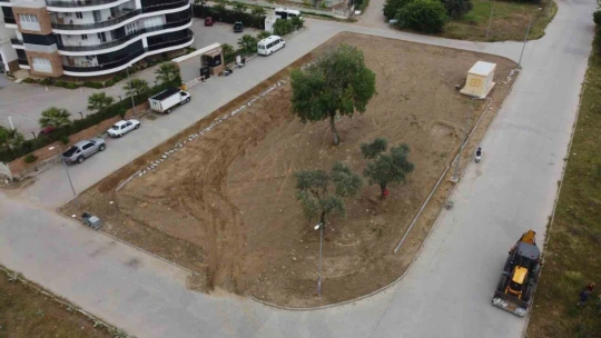 Nazilli'ye yeni park için çalışmalar başladı