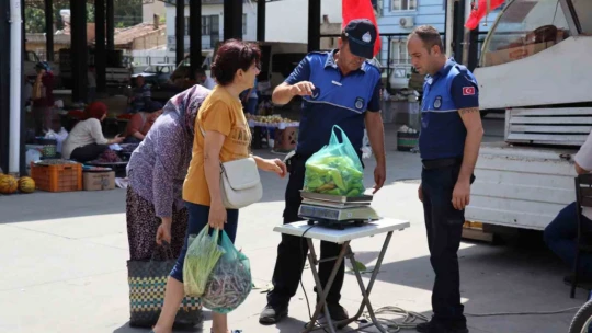 Nazilli zabıta ekiplerinden hassas denetim