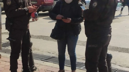 Nazilli polisi korona denetimi yaptı