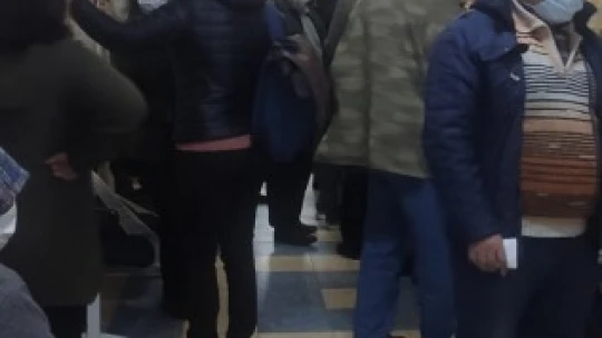 Nazilli'de aşı izdihamı korkuttu