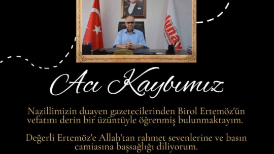Nazillili gazeteci Ertemöz hayatını kaybetti