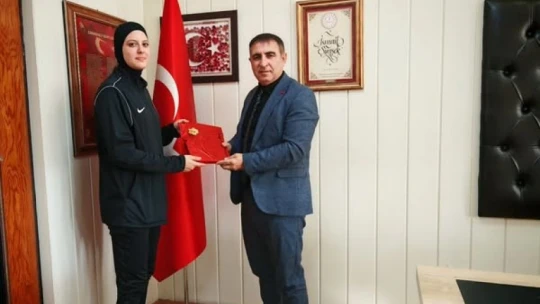 Nazillili Sporcu Elifnaz Avrupa üçüncüsü oldu