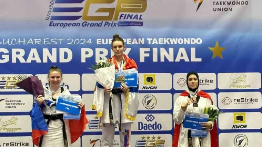 Nazillili Sporcu Elifnaz Avrupa üçüncüsü oldu