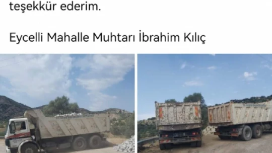 Nazillili muhtarlardan Başkan Çerçioğlu'na teşekkür