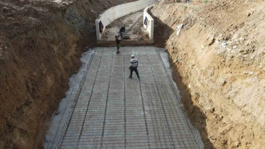 Nazillli'de taşkınların önüne geçilecek