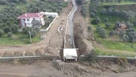 Nazillli'de taşkınların önüne geçilecek