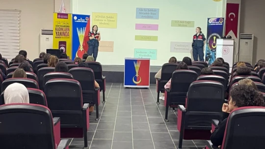 Öğrenci yurdunda KADES konferansı