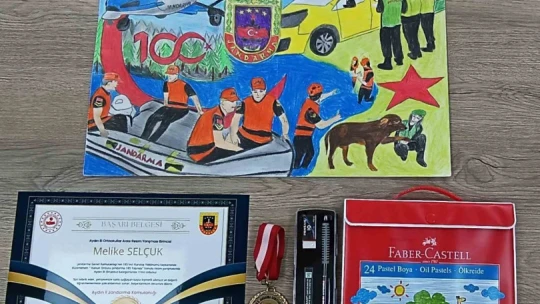 Öğrenciler, yeteneklerini jandarma için sergiledi