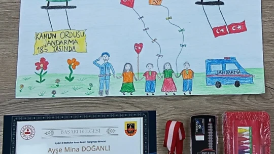 Öğrenciler, yeteneklerini jandarma için sergiledi