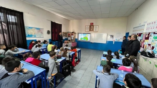Öğrencilere su verimliliğinin önemi anlatıldı