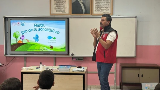 Öğrencilere su verimliliğinin önemi anlatıldı