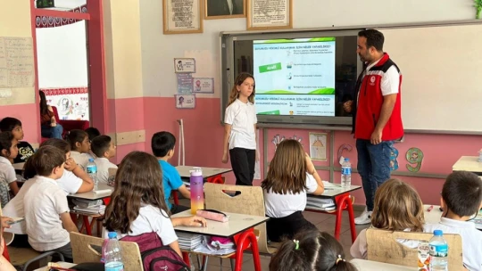 Öğrencilere su verimliliğinin önemi anlatıldı