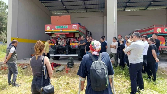 Orman ekiplerinden, 'Orman yangınlarını önleme' eğitimi