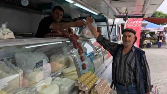 Ortaklar'da ikinci semt pazarı açıldı