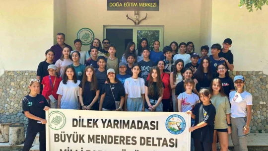 Ortaokul öğrencileri doğanın dilini öğrendi