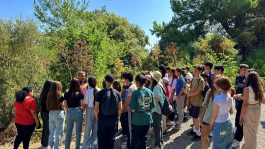 Ortaokul öğrencileri doğanın dilini öğrendi