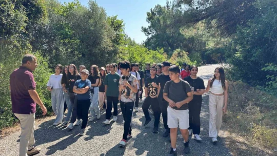 Ortaokul öğrencileri doğanın dilini öğrendi