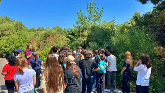 Ortaokul öğrencileri doğanın dilini öğrendi