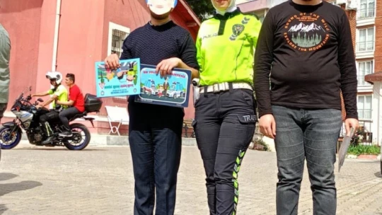 Otizmli çocuklar eğlenerek trafik kurallarını öğrendi