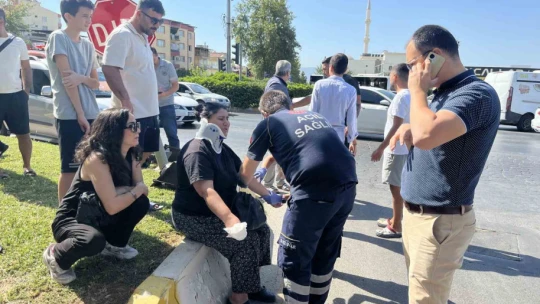 Otomobil takla attı: 2 kişi yaralandı
