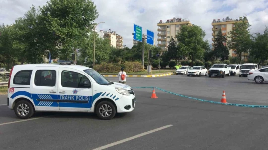 Otoyola girişler kapanınca trafik kitlendi