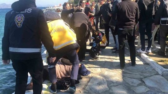 Özçekim yapmak isterken denize düştüler