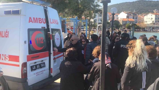 Özçekim yapmak isterken denize düştüler