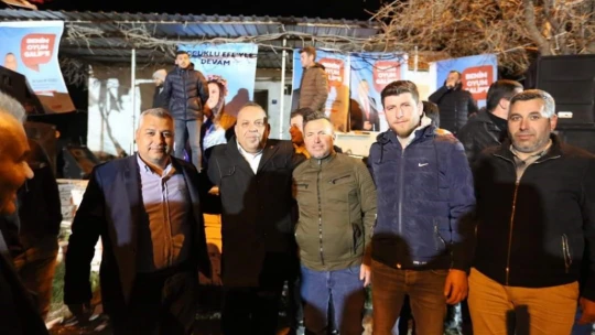 Özel'in Başalan Mahallesi buluşması mitinge döndü