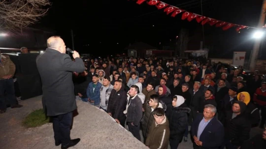 Özel'in Başalan Mahallesi buluşması mitinge döndü