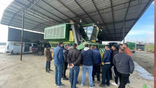 Pamuk Hasat Makinesi Eğitimi'ni tamamlayanlar sınavdan geçti