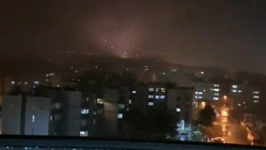 Patlayan trafo paniğe neden oldu