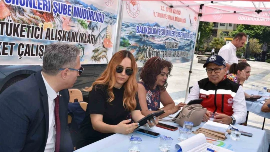 Pilot il Aydın'da su ürünleri tüketici alışkanlıkları anketi uygulanıyor