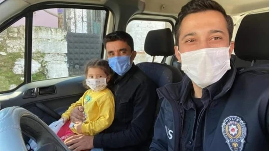 Karpuzlu Polisi, Miraysu'nun hayalini gerçekleştirdi