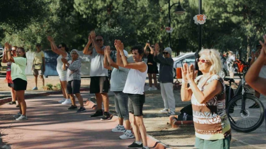Sabah sporu ile güne dinç başlıyorlar