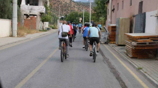 Sağlık için pedal çevirdiler