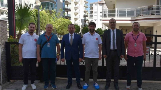 Sağlık Müdürü Şenkul, ev ziyaretlerine devam ediyor