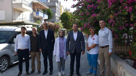 Sağlık Müdürü Şenkul, ev ziyaretlerine devam ediyor
