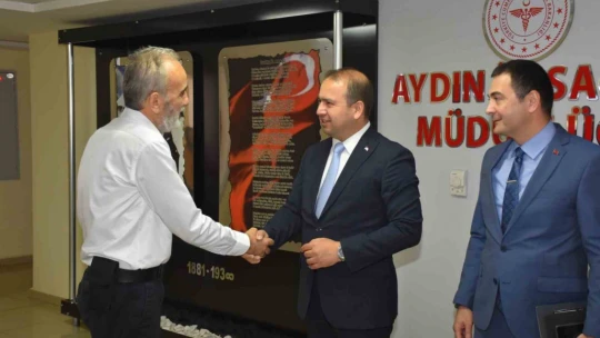 Sağlık personelleri bayramlaştı