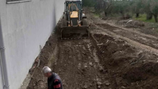 Salavatlı Düğün Salonu'nda çalışmalar sürüyor