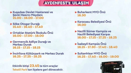 Sarı civcivler, Aydınlıları 'AydınFest'e taşıyacak
