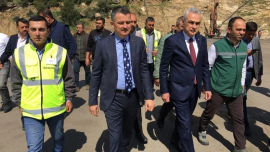 Sarıçay Barajı'nın yüzde 44'ü tamamlandı